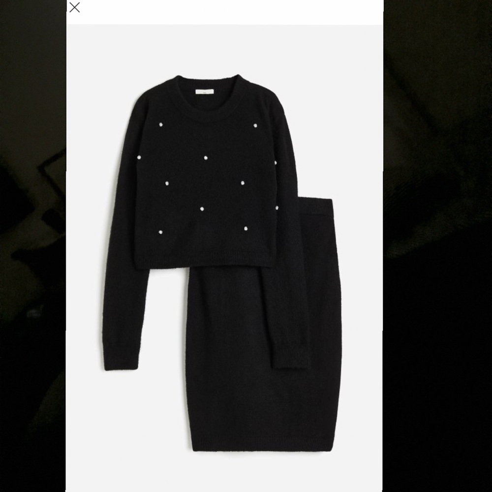 H&M Maternity Dress Set "MAMA 2-piece Knit Set"